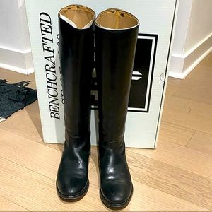 Frye Melissa button back zip tall boots extended calf